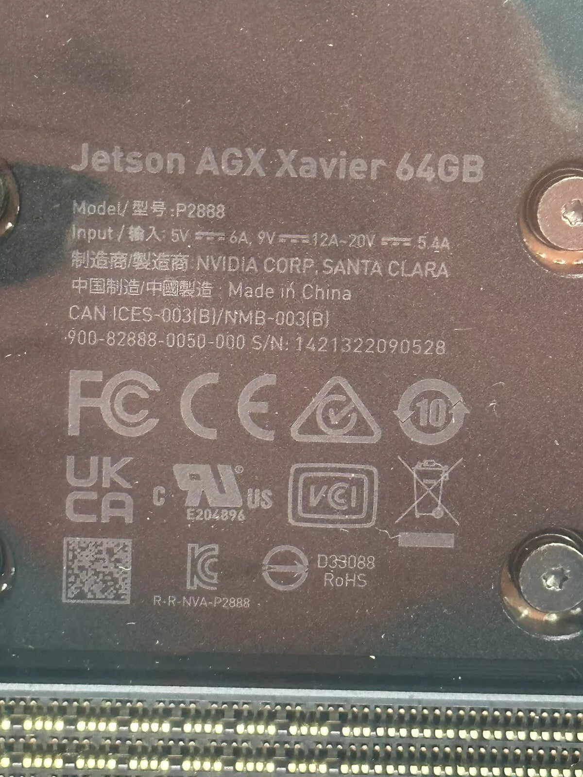 NVIDIA Jetson AGX Xavier Module Production 64GB 900-82888-0050-000 SOM P2888